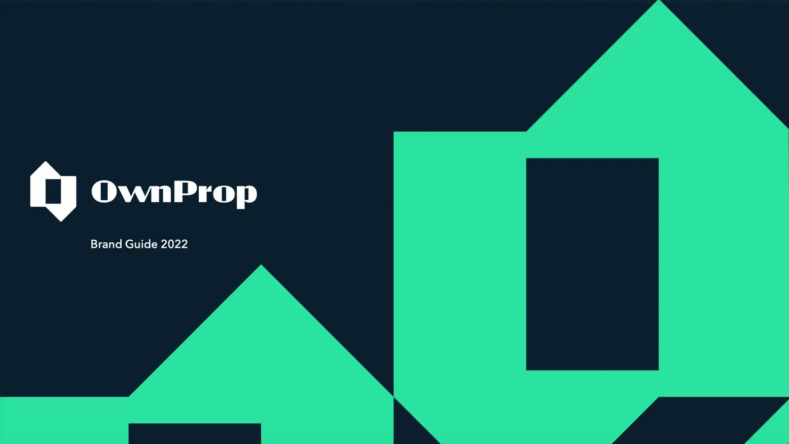 OwnProp brand guide 2022 cover