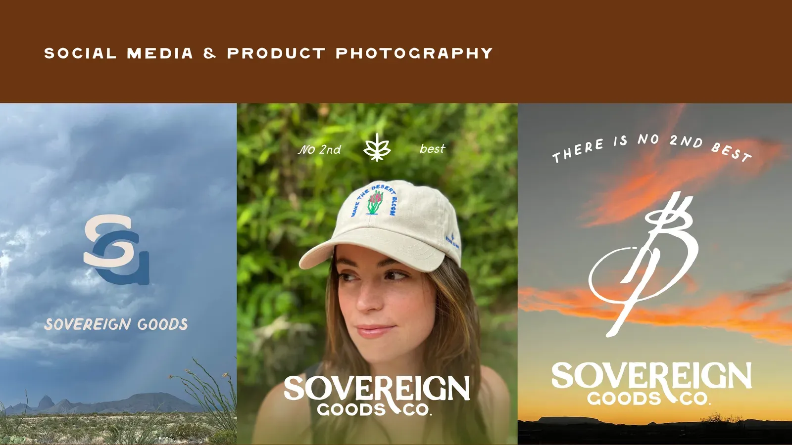 Sovereign Goods social media and product photography